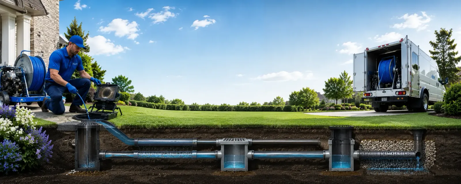 Outdoor drain cleaning information for Corning, NY